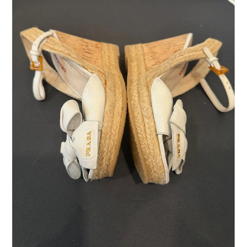 Prada espadrille wedge